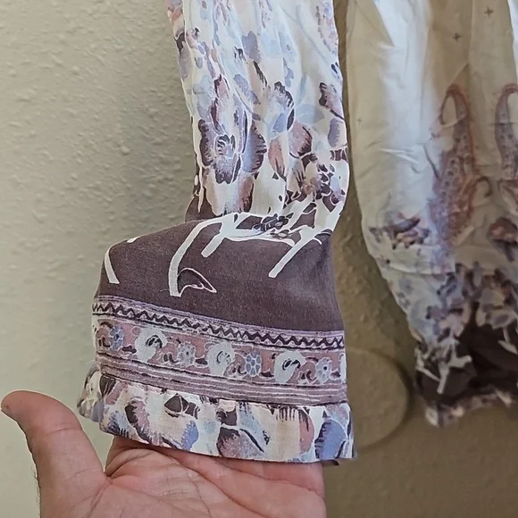 Free People Long Sleeve Mini Dress. - Picture 3 of 7